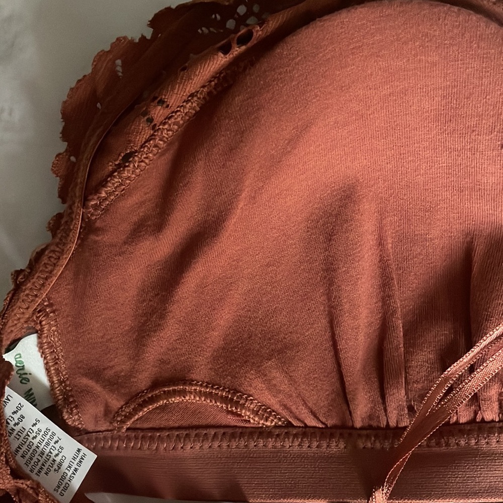 Caramel Colored Lace Halter Bra from Aerie - Picture 3 of 4